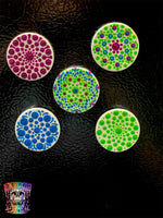 Set of 5 Blacklight Magnets