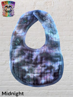 Ice Dyed Baby Bibs